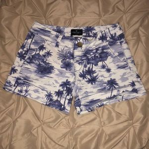 American Eagle Palm Tree Shorts